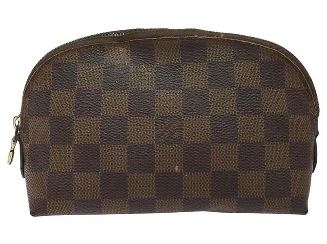 LOUIS VUITTON Kosmetiktäschchen Damier Ebene PM Pouch N47516 LV Auth KD199 - Ansicht 13