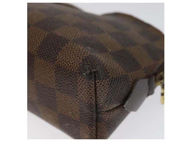 LOUIS VUITTON Kosmetiktäschchen Damier Ebene PM Pouch N47516 LV Auth KD199 - Ansicht 15