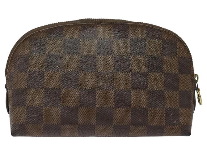LOUIS VUITTON Kosmetiktäschchen Damier Ebene PM Pouch N47516 LV Auth KD199 - Ansicht 2