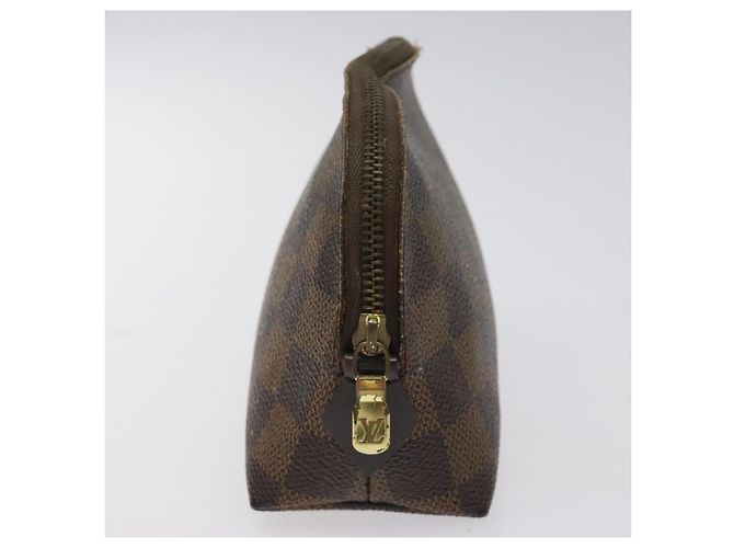 LOUIS VUITTON Kosmetiktäschchen Damier Ebene PM Pouch N47516 LV Auth KD199 - Ansicht 3