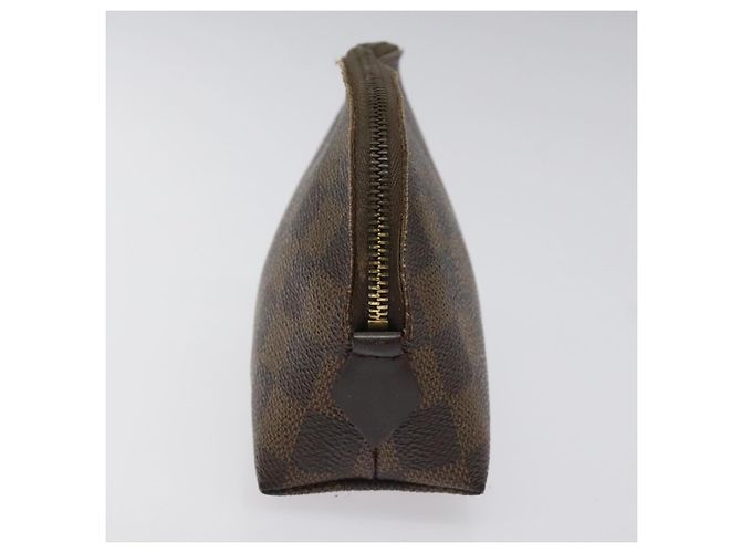 LOUIS VUITTON Kosmetiktäschchen Damier Ebene PM Pouch N47516 LV Auth KD199 - Ansicht 4