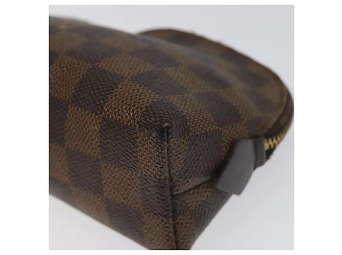 LOUIS VUITTON Kosmetiktäschchen Damier Ebene PM Pouch N47516 LV Auth KD199 - Ansicht 7