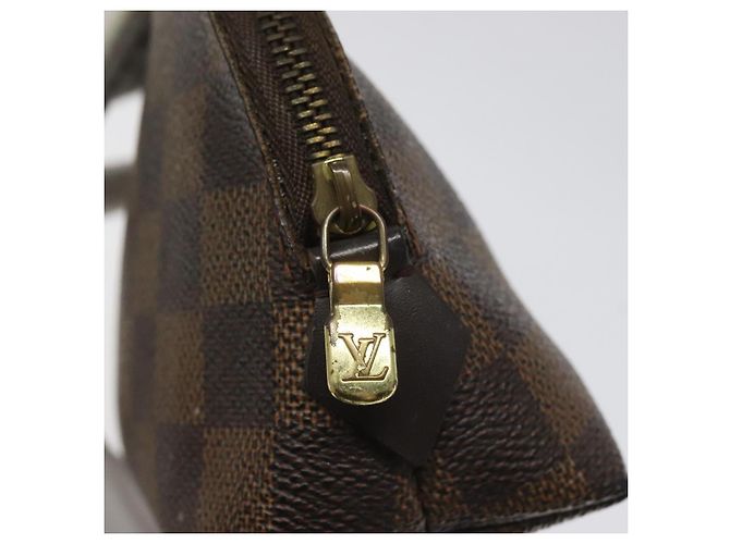 LOUIS VUITTON Kosmetiktäschchen Damier Ebene PM Pouch N47516 LV Auth KD199 - Ansicht 8