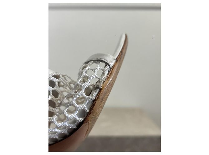 Sandali GIANVITO ROSSI T.EU 38 Pelle Bianco - vista 10