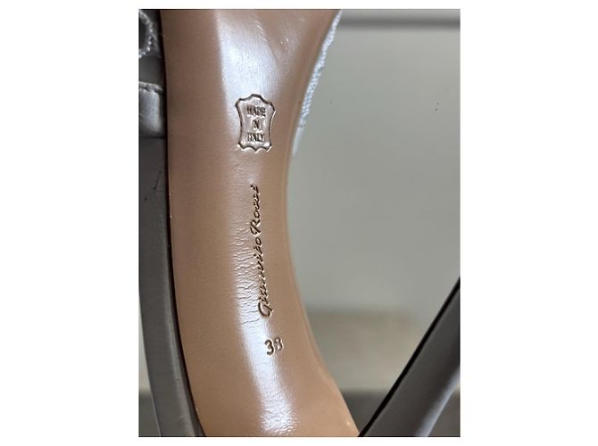 Sandali GIANVITO ROSSI T.EU 38 Pelle Bianco - vista 7