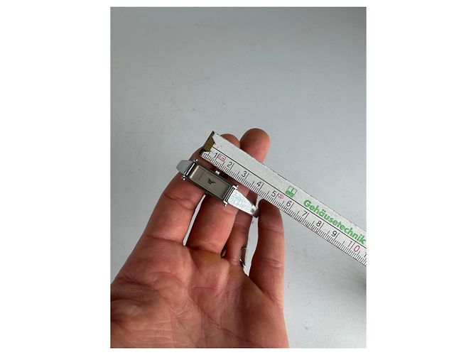 Orologio in acciaio vintage Gucci Horsebit argento - vista 6