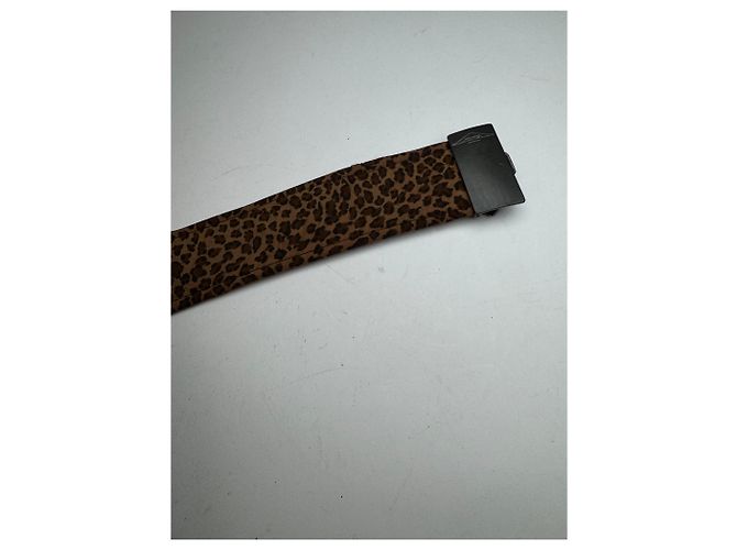 Marsupio vintage Bottega Veneta leopardato marrone - vista 10