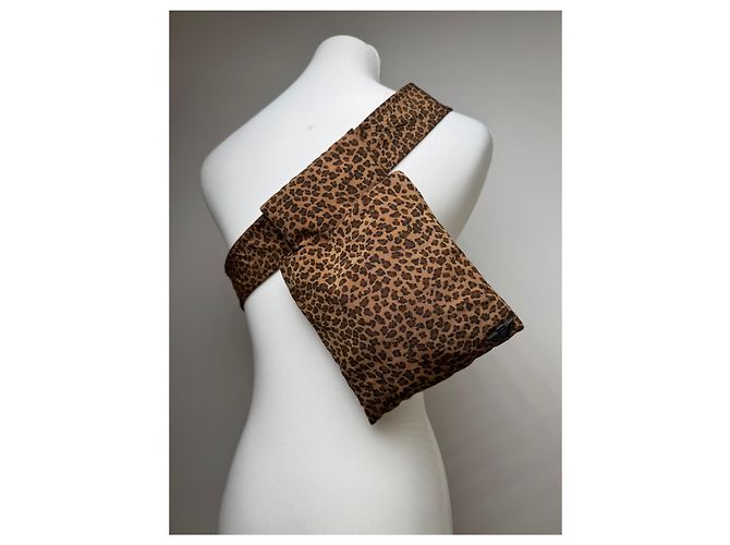 Marsupio vintage Bottega Veneta leopardato marrone - vista 11
