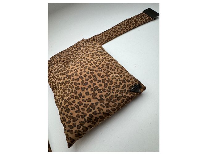 Marsupio vintage Bottega Veneta leopardato marrone - vista 12