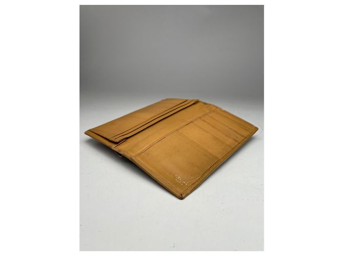 Céline Vintage Celine Paris Leather Monogram ID holder Brown - view 2
