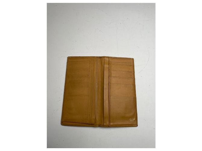 Céline Vintage Celine Paris Leather Monogram ID holder Brown - view 8