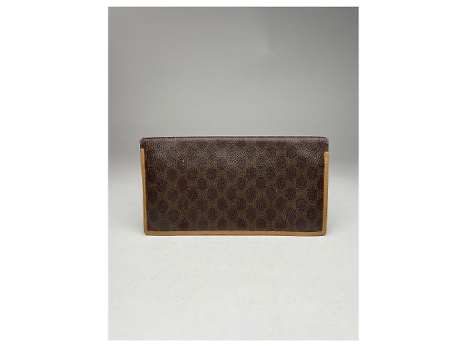 Céline Vintage Celine Paris Leather Monogram ID holder Brown - view 9