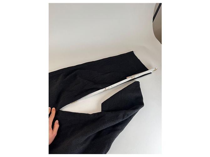 Vintage Dolce & Gabbana Wollhose schwarz 46/S - Ansicht 4