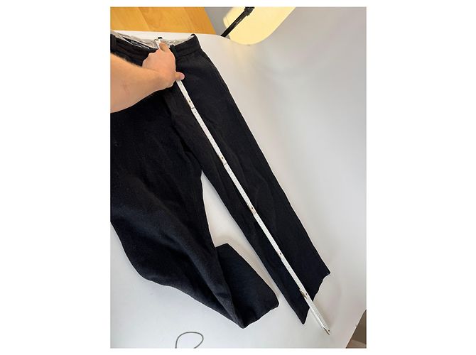 Vintage Dolce & Gabbana Wollhose schwarz 46/S - Ansicht 6
