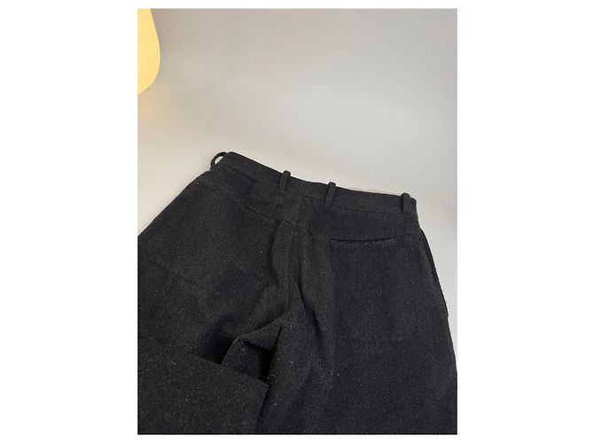 Vintage Dolce & Gabbana Wollhose schwarz 46/S - Ansicht 8