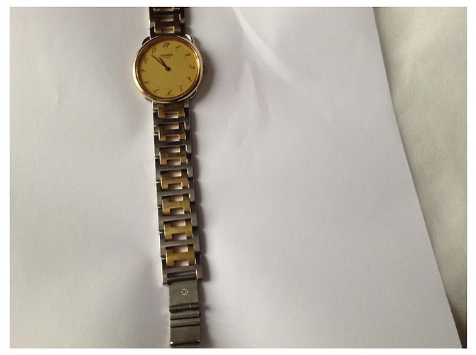 Constance Hermès Arceau Uhr Gold Stahl 33mm Golden - Ansicht 7