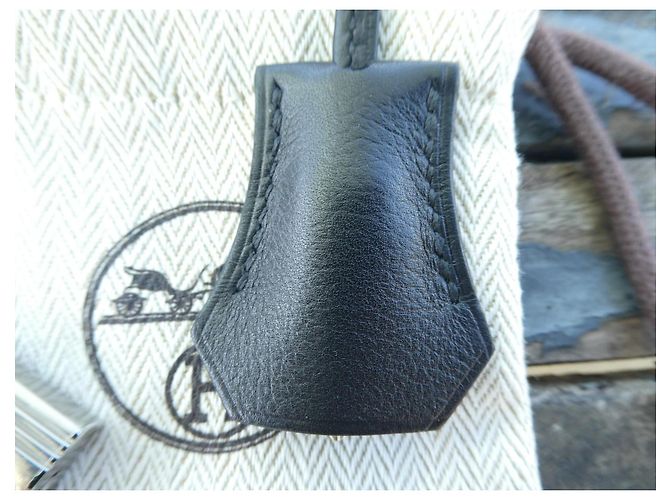 campanella, cerniera e lucchetto Hermès per borsa Hermès Kelly, Birkin nuova Nero - vista 3
