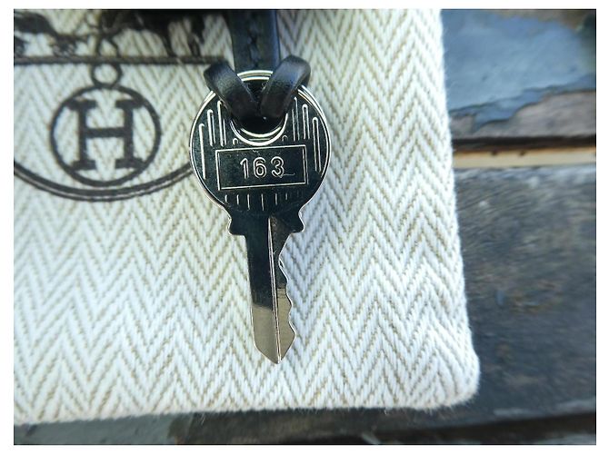 campanella, cerniera e lucchetto Hermès per borsa Hermès Kelly, Birkin nuova Nero - vista 4