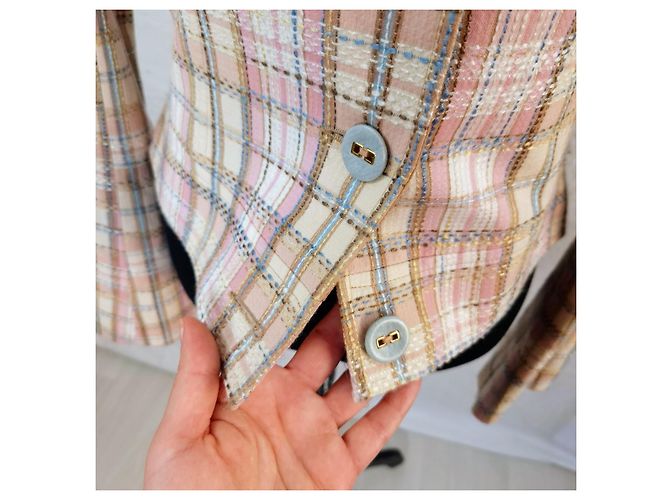 Chaqueta Tartán D&G Estilo Y2K Algodón Multicolor - vista 6