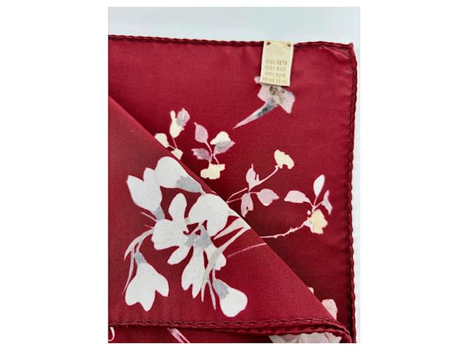 Sciarpa Chopard in seta fiori bordeaux Multicolore - vista 4