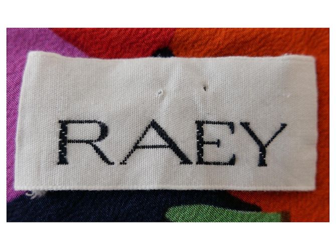 Autre Marque Vestido de seda con flores Raey Strong Roja - vista 6