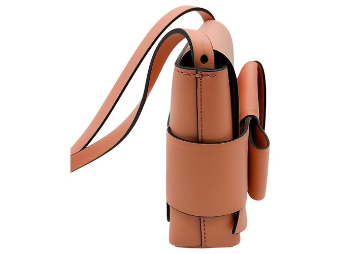 Acne Studios Pink Leather Misubi Micro Crossbody Bag - view 2