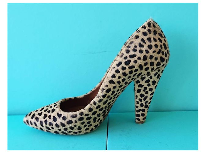 Mulberry High Heels Ponyhaar Schwarz - Ansicht 4