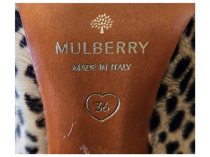 Mulberry High Heels Ponyhaar Schwarz - Ansicht 7