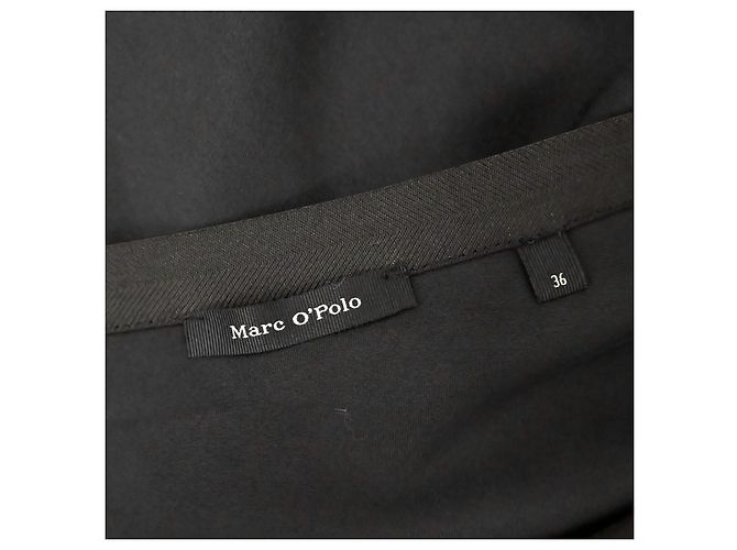 Autre Marque Falda midi fluida de viscosa Marc' O Polo en gris grafito oscuro talla S Gris antracita - vista 6