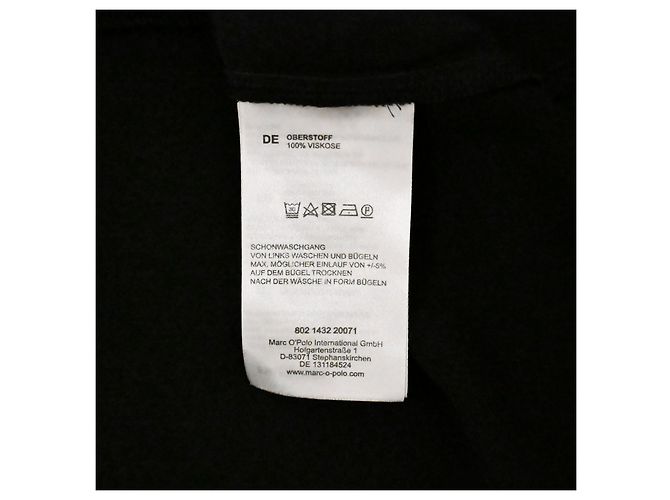 Autre Marque Falda midi fluida de viscosa Marc' O Polo en gris grafito oscuro talla S Gris antracita - vista 7