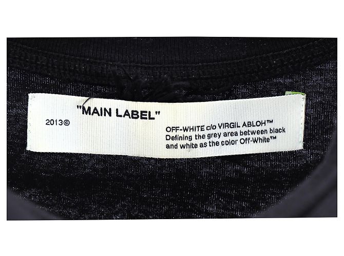 Off White Camiseta Off-White con flechas goteantes en algodón negro - vista 4