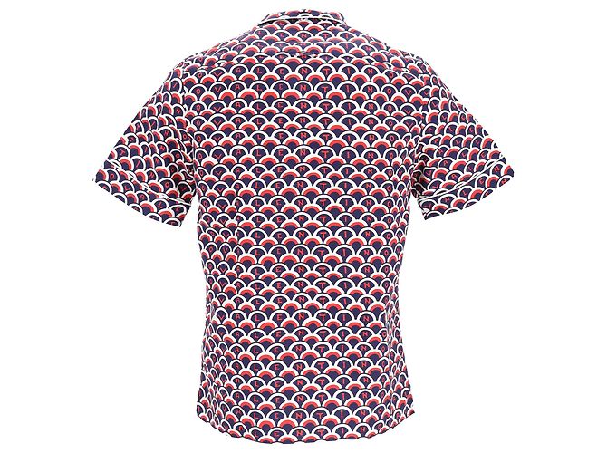 Valentino Garavani Camicia Regular-Fit con stampa logo Valentino in cotone multicolore - vista 3