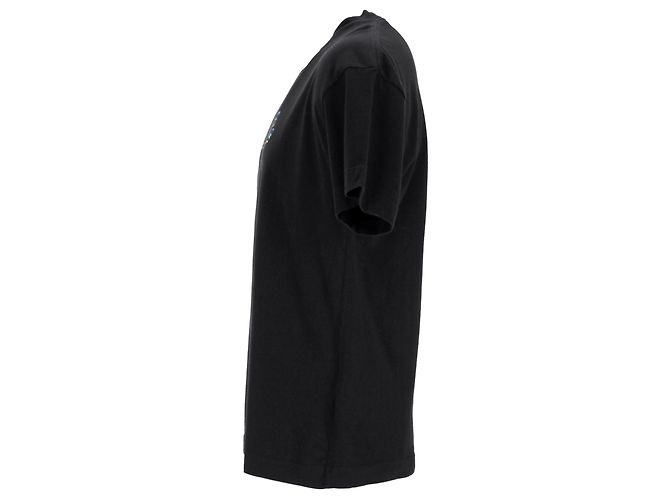 Camiseta oversized de algodón negro con logo gótico Palm Angels - vista 8
