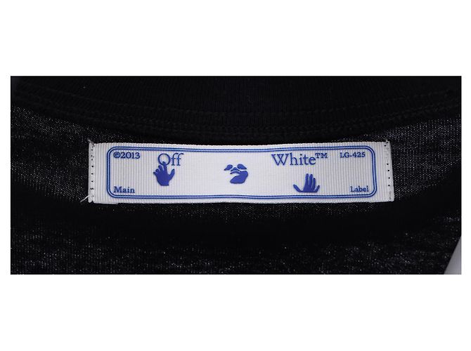 Off White Off-White Marker S/S Over T-shirt in Black Cotton - view 10