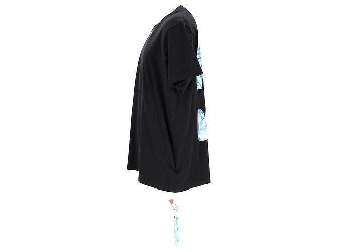 Off White Off-White Marker S/S Over T-shirt in Black Cotton - view 2