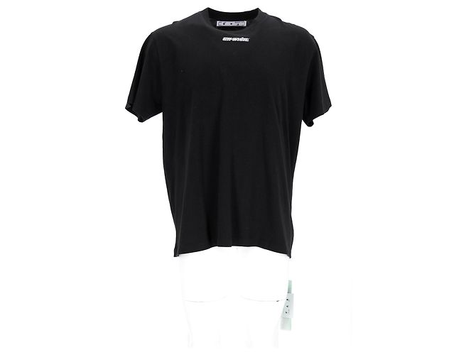 Off White Off-White Marker S/S Over T-shirt in Black Cotton - view 7