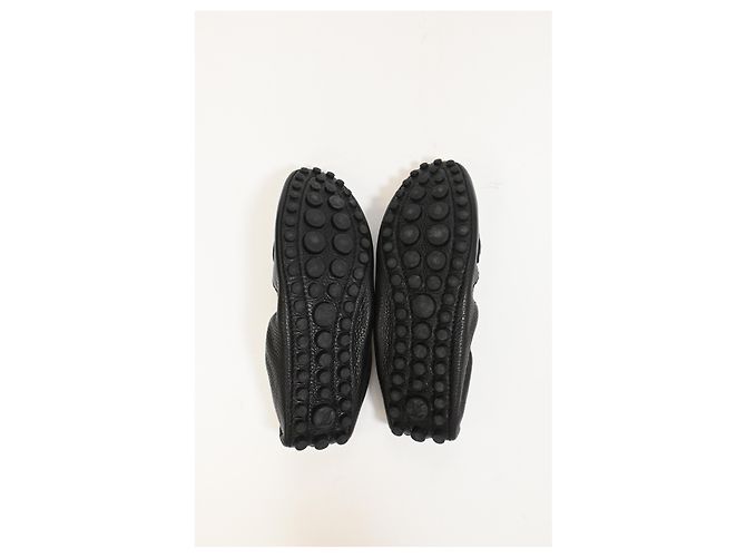 Mocassini Louis Vuitton in pelle nera Nero - vista 13