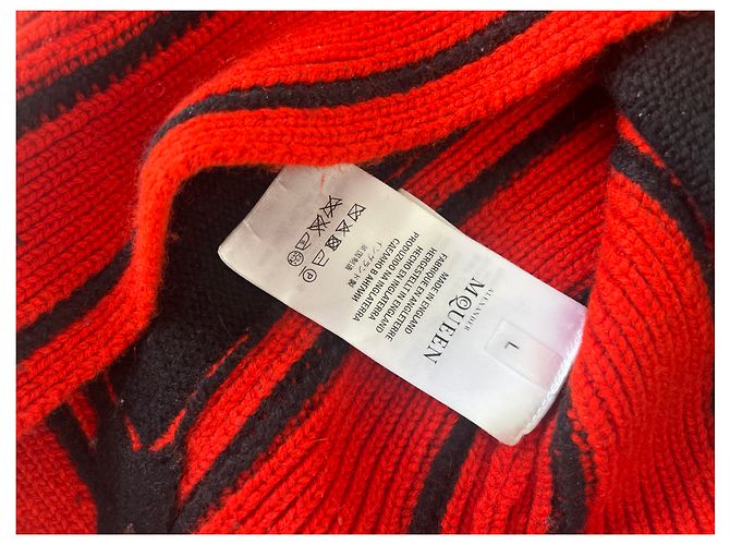 Autre Marque Negro con Rayas Rojas – Alexander McQueen – Talla L - vista 3