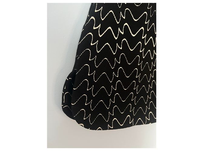 Black Skirt with Wavy Patterns – Alaïa Paris – Size 42 - view 2