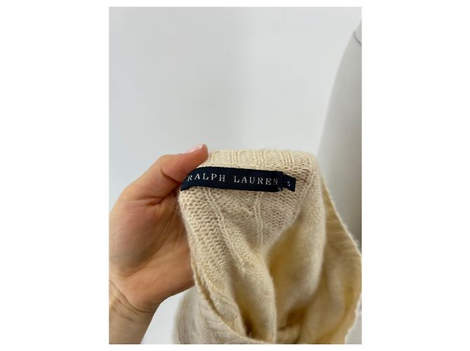RALPH LAUREN Strick T.International S Leinen Roh - Ansicht 6
