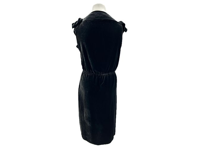 Vestidos LANVIN T.FR 40 Seda Gris antracita - vista 2