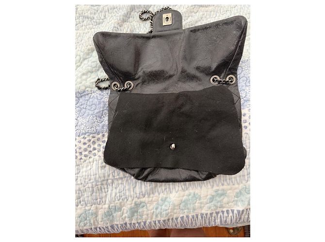 Borsa Chanel in pelle nera Nero - vista 3
