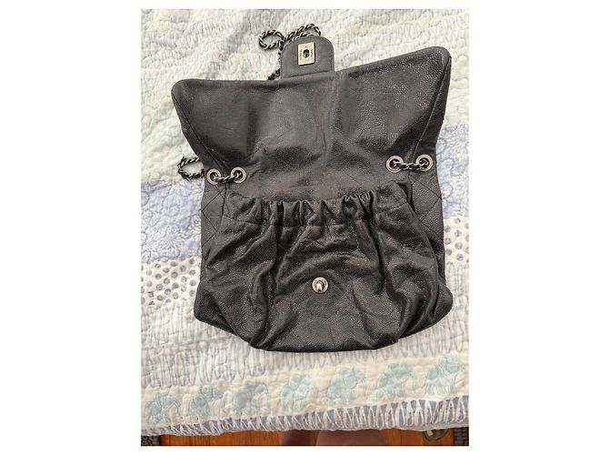 Borsa Chanel in pelle nera Nero - vista 4