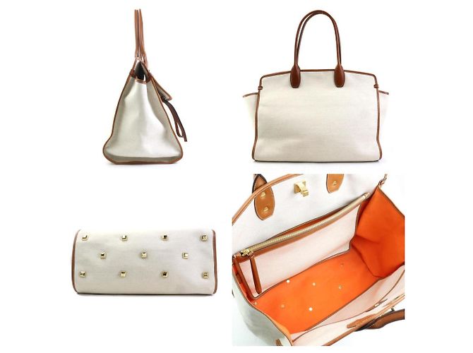 Borsa Gancini di Salvatore Ferragamo Marrone Crudo - vista 2