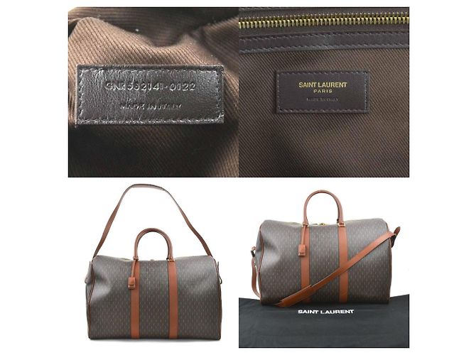 Borsa Boston marrone Saint Laurent - vista 5