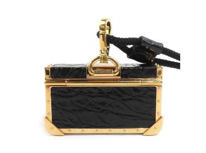 Fendi Tech Ledger Nano X Baguette Geldbörse Schwarz Golden - Ansicht 2