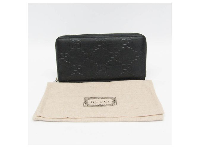 Organisateur zippé Gucci GG embossé 625563 Noir - vue 2