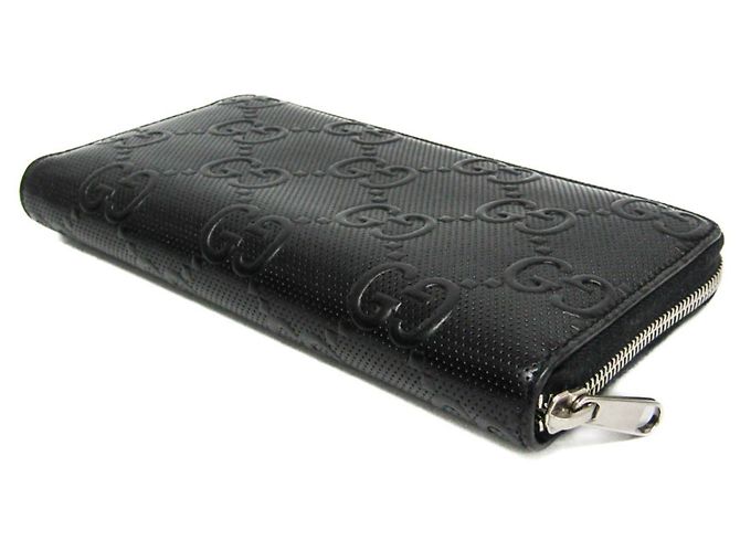 Organisateur zippé Gucci GG embossé 625563 Noir - vue 3