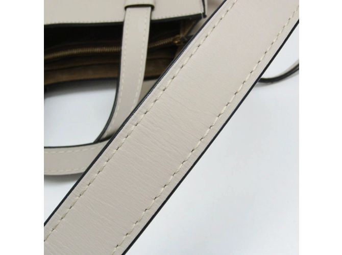 Bolso Loewe Gate Top Handle Mini Beige - vista 13
