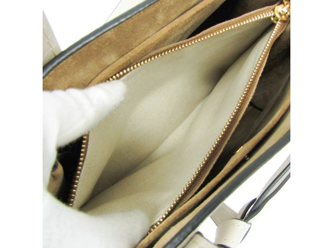 Bolso Loewe Gate Top Handle Mini Beige - vista 14